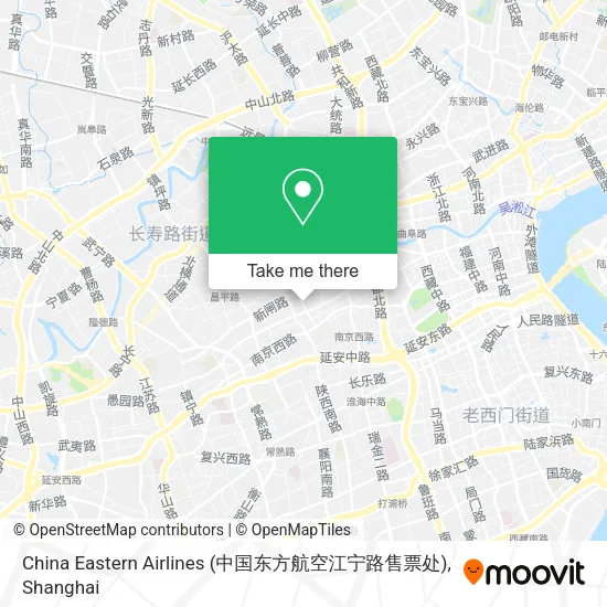 China Eastern Airlines (中国东方航空江宁路售票处) map