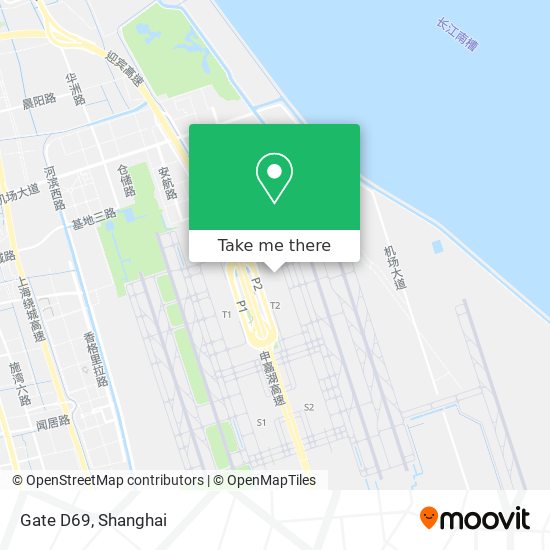Gate D69 map