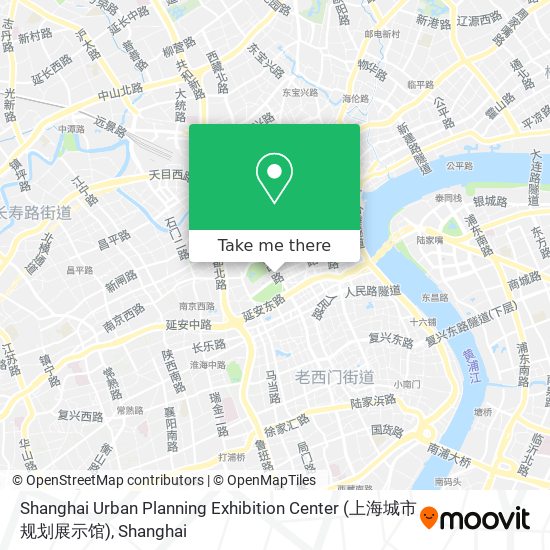 Shanghai Urban Planning Exhibition Center (上海城市规划展示馆) map