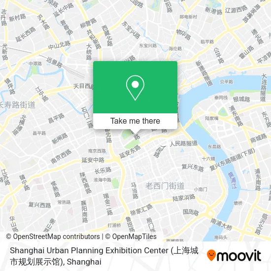 Shanghai Urban Planning Exhibition Center (上海城市规划展示馆) map