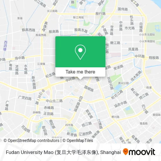Fudan University Mao (复旦大学毛泽东像) map