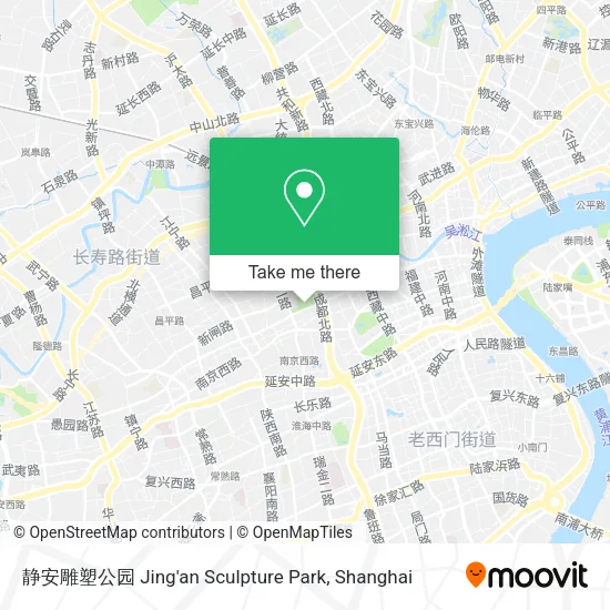 静安雕塑公园 Jing'an Sculpture Park map