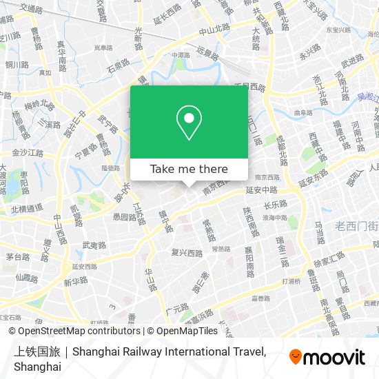 上铁国旅｜Shanghai Railway International Travel map