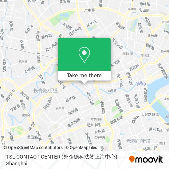TSL CONTACT CENTER (外企德科法签上海中心) map