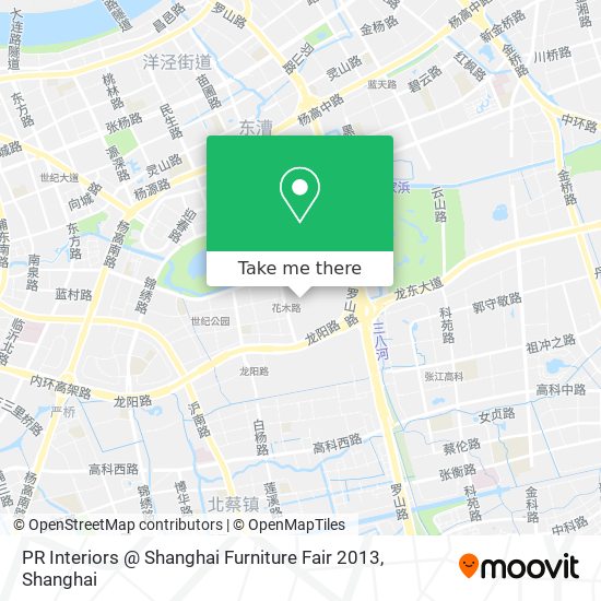 PR Interiors @ Shanghai Furniture Fair 2013 map