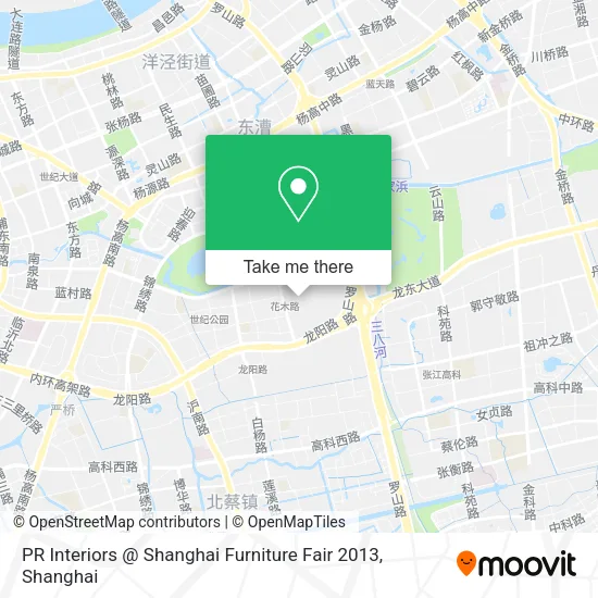PR Interiors @ Shanghai Furniture Fair 2013 map