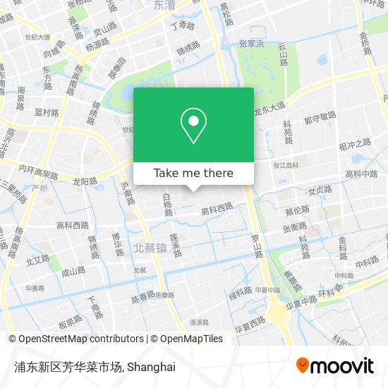 浦东新区芳华菜市场 map
