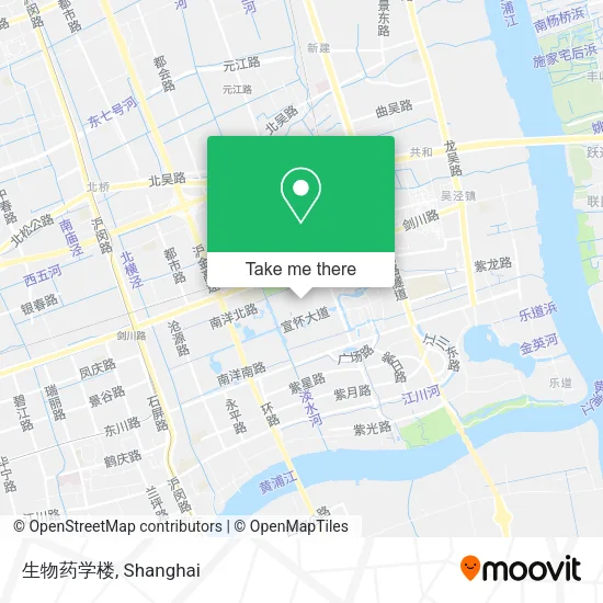 生物药学楼 map