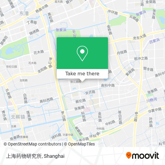 上海药物研究所 map