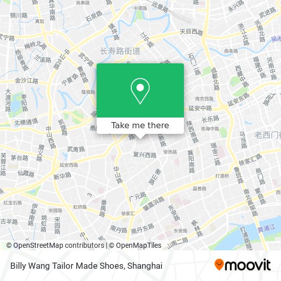 Billy Wang Tailor Made Shoes map