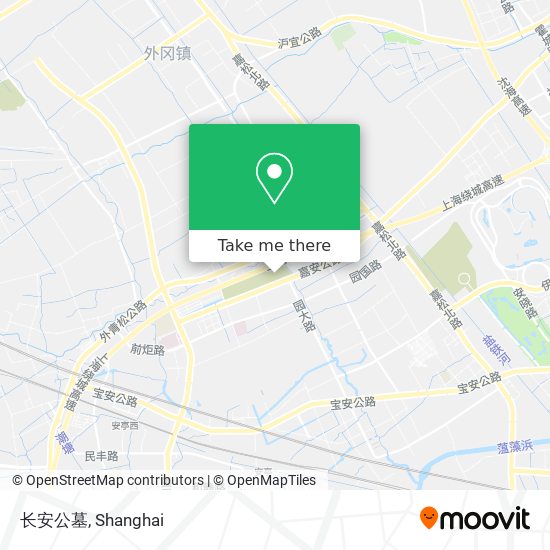 长安公墓 map