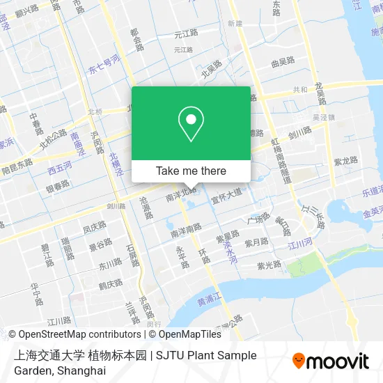 上海交通大学 植物标本园 | SJTU Plant Sample Garden map