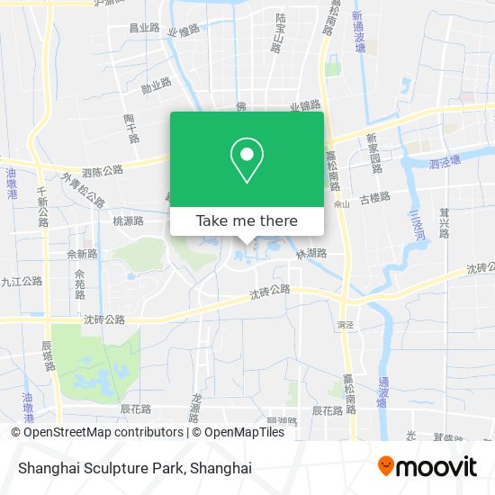 Shanghai Sculpture Park map