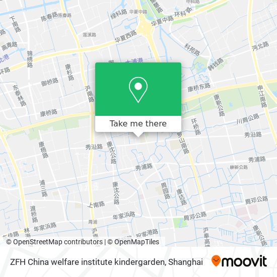 ZFH China welfare institute kindergarden map