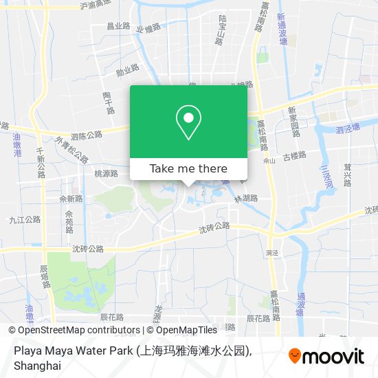 Playa Maya Water Park (上海玛雅海滩水公园) map