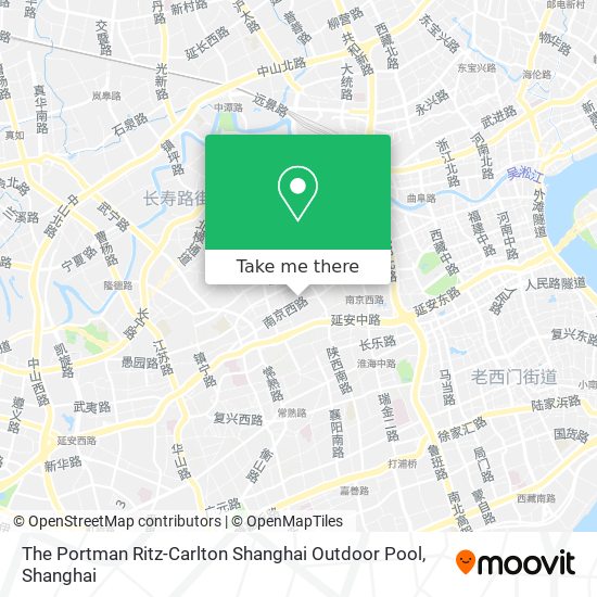 The Portman Ritz-Carlton Shanghai Outdoor Pool map