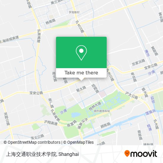 上海交通职业技术学院 map