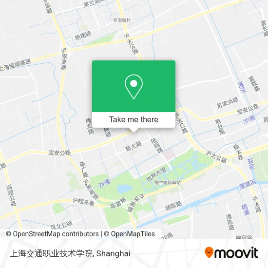 上海交通职业技术学院 map