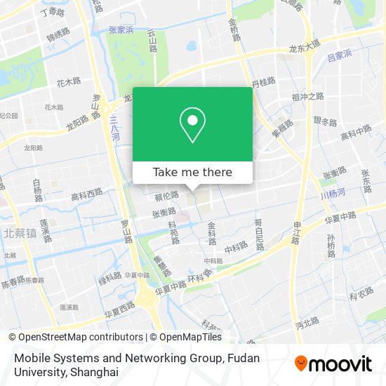 Mobile Systems and Networking Group, Fudan University map