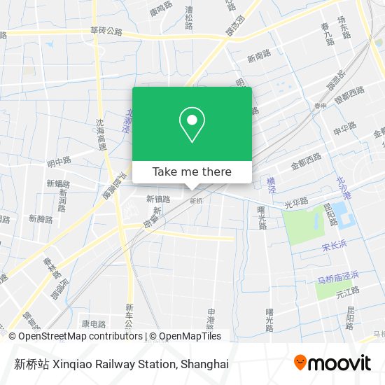 新桥站 Xinqiao Railway Station map