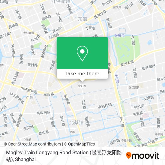 Maglev Train Longyang Road Station (磁悬浮龙阳路站) map