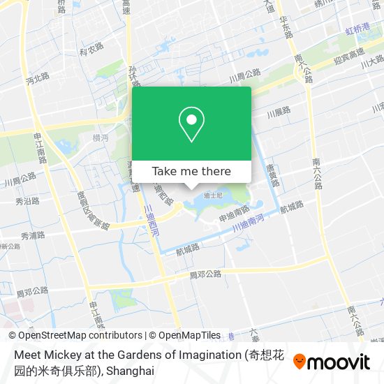 Meet Mickey at the Gardens of Imagination (奇想花园的米奇俱乐部) map