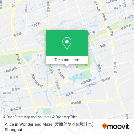Alice in Wonderland Maze (爱丽丝梦游仙境迷宫) map