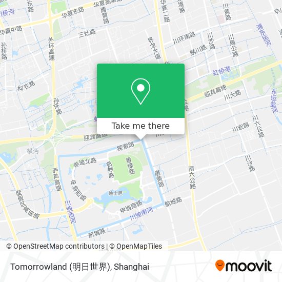 Tomorrowland (明日世界) map