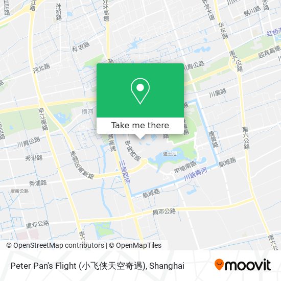 Peter Pan's Flight (小飞侠天空奇遇) map