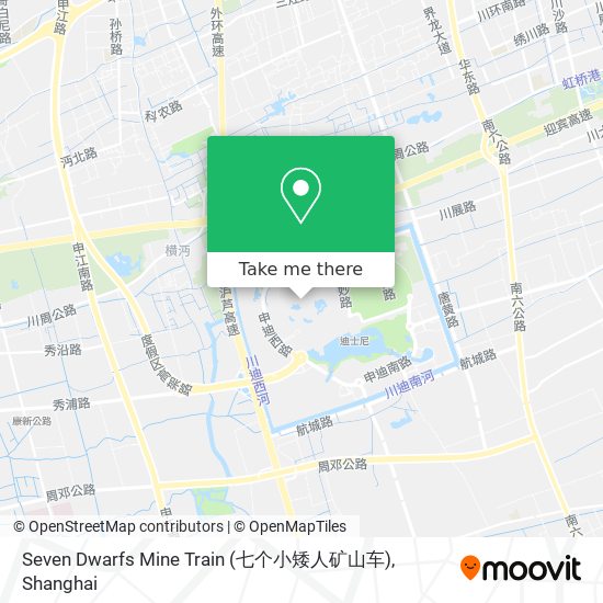 Seven Dwarfs Mine Train (七个小矮人矿山车) map