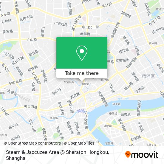 Steam & Jaccuzee Area @ Sheraton Hongkou map