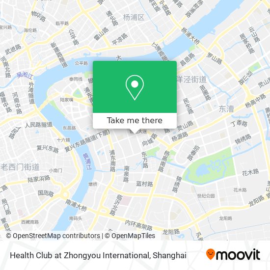 Health Club at Zhongyou International map