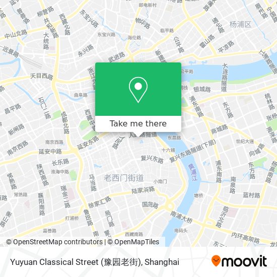 Yuyuan Classical Street (豫园老街) map