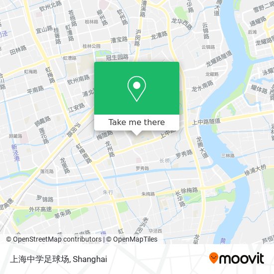 上海中学足球场 map