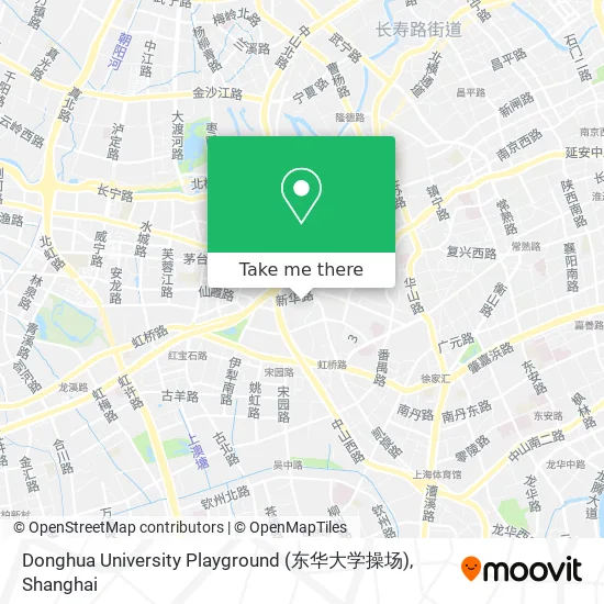 Donghua University Playground (东华大学操场) map