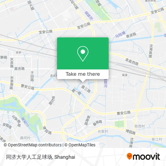 同济大学人工足球场 map