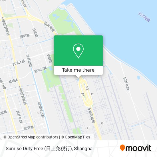 Sunrise Duty Free (日上免税行) map