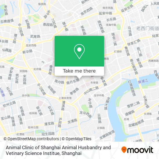 Animal Clinic of Shanghai Animal Husbandry and Vetinary Science Institue map