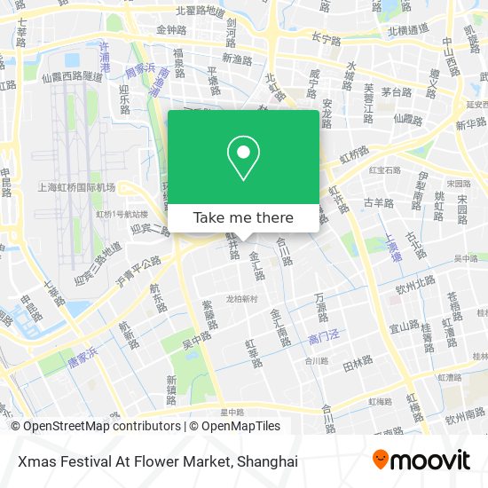 Xmas Festival At Flower Market map