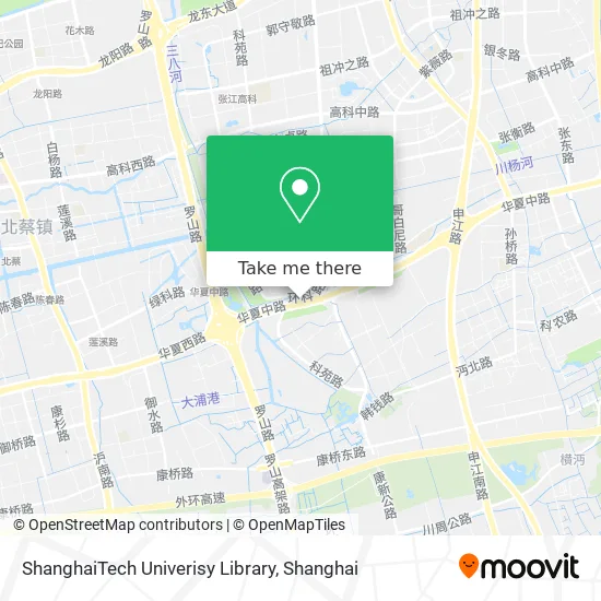 ShanghaiTech Univerisy Library map