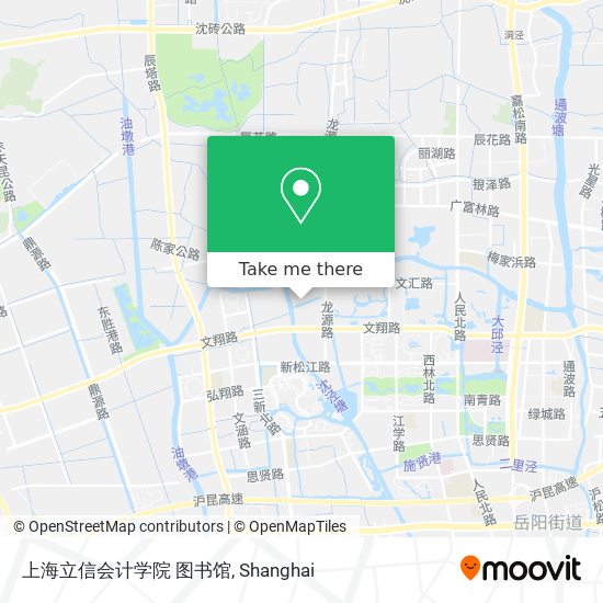 上海立信会计学院 图书馆 map