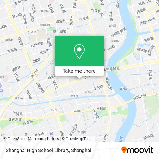 Shanghai High School Library map