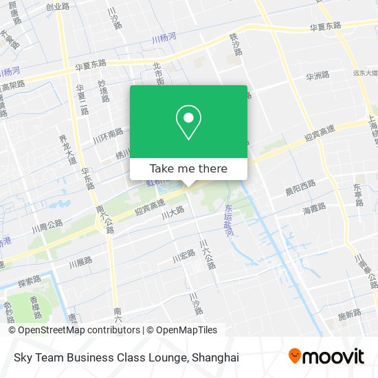 Sky Team Business Class Lounge map