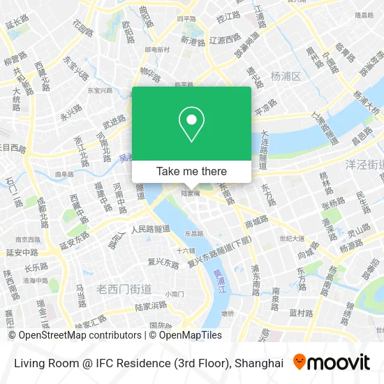 Living Room @ IFC Residence (3rd Floor) map