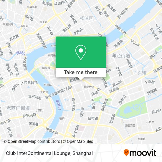 Club InterContinental Lounge map