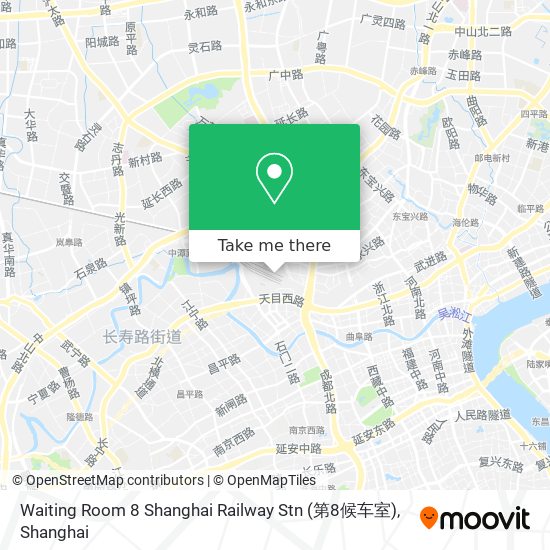 Waiting Room 8 Shanghai Railway Stn (第8候车室) map