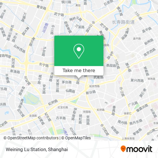 Weining Lu Station map