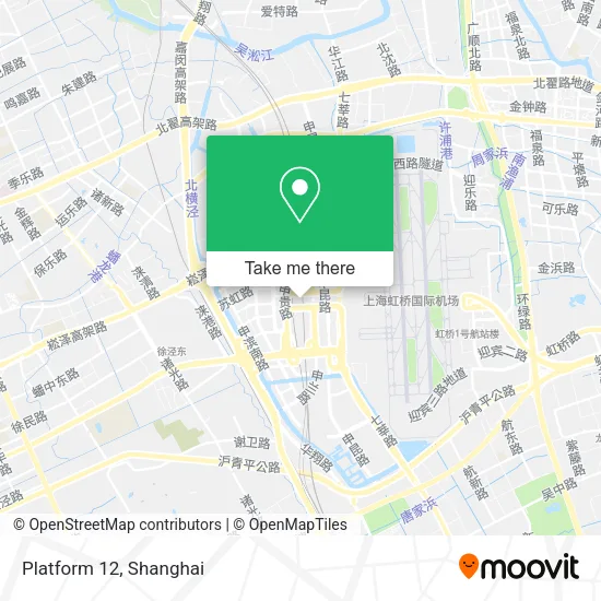 Platform 12 map