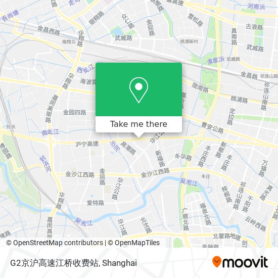 G2京沪高速江桥收费站 map