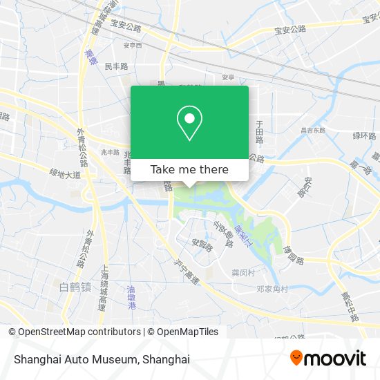 Shanghai Auto Museum map